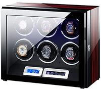 LYLXSF Scatola di avvolgitore per Orologio da Orologio da Orologio Automatico con Touch Screen LCD a Telecomando Cuscinetto Retrattile Cuscino 5 Accessori di Rotazione, Accessori di Rotazione,