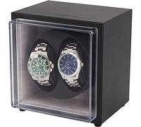 LYLXSF Scatola di visualizzazione Automatica a Doppio Orologio con cassone per Orologio da Motore in tranquillità per Uomini e Donne Adattatore AC e Batteria, Verde, Verde, Verde,