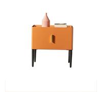 LYLXSF Tavolo da letto ardesia moderno camera da letto mobile armadio armadio piccolo mobile a doppio cassetto con manico in metallo supporto notturno (A)