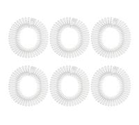 LYLYWOW 6 Pezzi Pettine Styling Capelli Flessibile in Plastica, Ultra Sottile e Confortevole, per Fissare i Capelli sulla Fronte e Dietro la Testa, per Uso Quotidiano