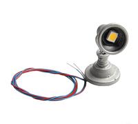 LYM20 - 5 lampade a forma di treno per HO in scala 1:87, layout con cablaggio integrato, 3 V, 20 mA, luce bianca calda bianca a LED (bianco caldo)