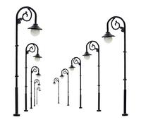 LYM58 10 pz Modello Ferroviario Testa Singola Strada Lgiht HO Scala 63mm o 2.5 "Lampione LED