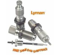 Lyman Deluxe 3-Die Set Con Carbide Espansione Bottone 223 Remington Nuovo #