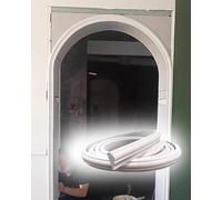 LYMGRZ Kit Fai da Te per Modanatura ad Arco da Parete, Lunghezza da 3,3 a 32,8 Piedi, Modanatura ad Arco Curvo per Telaio di Porta Interna, Striscia Decorativa semicircolare ritagliabile per Porta