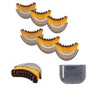 Lymphatic Contour Face Brush, Lymph Lift Brushs, Dry Lymphatic Drainage Massager, Ergonomically Designed to Fit Precisely Against The Skin, Suitable for Chin, Jawline and Face (6Pcs)