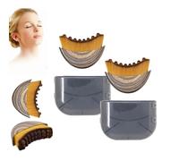 Lymphatic Contour Face Brush,Lymphatic Drainage Contour Brush for Face,Chin& Jawline Sculpting,Reduce Puffiness,Ultra-Soft Bristles,Designed to Fit The Skin Precisely (2PCS)