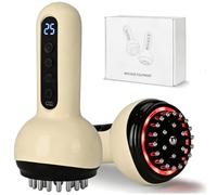 Lymphatic Drainage Massager & Anti Cellulite Massage Tool, Body Sculpting Machine for Cellulite with Microcurrent, Light, Heat & Vibration for Legs, Arms, Belly, Thighs, Back