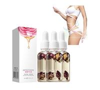 Lymphology Complex Body Oil, Lymphatic Drainage Massage Oil, Body Oil Anti Cellulite Massage Oil, Rose Stem Flower Oil, Cellulite Reduction and Sagging Skin Tightening for All Skin Type (3Pcs)