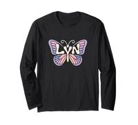 Lyn Butterfly - Personalizzato Carino Nome Word Art Maglia a Manica