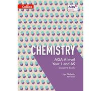 Lyn Nicholls Ken Gad AQA A Level Chemistry Year 1 and AS Student Boo (Tascabile)