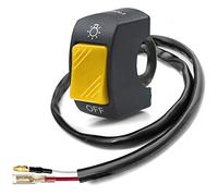 Lyn666 - Interruttore per manubrio del motociclo con pulsante di accensione e spegnimento per U5, U7, U2, colore: Giallo