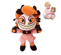LYNBLY Peluche Hazbins Hotel, 25 cm Alastor Peluche, Hazbin Stuffed Toy, Hazbin Hotel Plush, Angel Dust Per Peluche, Alastor Anime Figure Doll per Bambini Adulti e Fan Gift