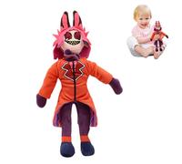 LYNBLY Peluche Hazbins Hotel, 25 cm Alastor Peluche, Hazbin Stuffed Toy, Hazbin Hotel Plush, Angel Dust Per Peluche, Alastor Anime Figure Doll per Bambini Adulti e Fan Gift