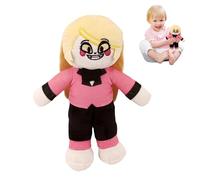 LYNBLY Peluche Hazbins Hotel, 25 cm Alastor Peluche, Hazbin Stuffed Toy, Hazbin Hotel Plush, Angel Dust Per Peluche, Alastor Anime Figure Doll per Bambini Adulti e Fan Gift