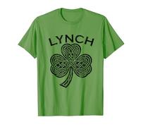 Lynch Family Last Name Irish Ireland Celtic Maglietta