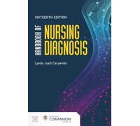 Lynda Juall Carpenito Handbook of Nursing Diagnosis (Tascabile)