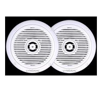 LYNDAHL CS180IP Altoparlanti da soffitto a 2 vie, altoparlanti integrati per bagno o doccia adatti alla classe di protezione IP44, colore: bianco, paio di altoparlanti per ambiente umido