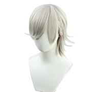Lyney Cosplay Wig Game Genshin Impact Lyney Lynette Short Cosplay Wig Heat Resistant Fake Hair Halloween Party Wig