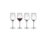 LYNGBY GLAS Set di 4 bicchieri da vino rosso con bordo dorato PALERMO 40cl trasparente