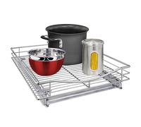 Lynk Professional Roll out Cabinet Organizer - Pull out con ripiano Scorrevole per Armadio - 27,9 cm di Larghezza x 45,7 cm di profondità - Cromato, Cromo, Chrome, 17w x 18d x 4h -inch