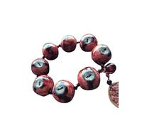LYNMTPJ Braccialetto Fatto a Mano con bulbo oculare Horror - Gioiello Gotico Cthulhu, Accessorio Unisex for Halloween, Regalo inquietante for Uomini e Donne(Sheep Eyes)