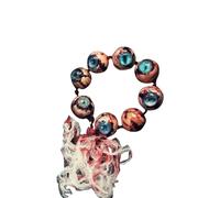 LYNMTPJ Braccialetto Fatto a Mano con bulbo oculare Horror - Gioiello Gotico Cthulhu, Accessorio Unisex for Halloween, Regalo inquietante for Uomini e Donne(Dreamy Colors)