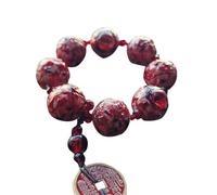 LYNMTPJ Braccialetto Fatto a Mano con bulbo oculare Horror - Gioiello Gotico Cthulhu, Accessorio Unisex for Halloween, Regalo inquietante for Uomini e Donne(Blood Red)