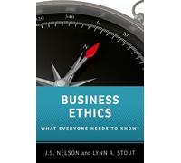 Lynn A. Stout J.S. Nelson Business Ethics (Tascabile)