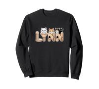 Lynn Cat Trees - Albero per Gatti Personalizzato con Nome Carino Word Art Felpa