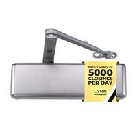 LYNN HARDWARE Chiudiporta commerciale extra resistente, chiudiporta automatico DC9016, chiudiporta automatico a montaggio superficiale, dimensioni 1-6, chiudiporta commerciale resistente per aree a