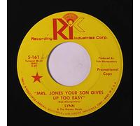LYNN - mrs. jones your son gives up too easy / same