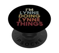 Lynne Name Lynne Personalized Name First Given PopSockets PopGrip Adesivo