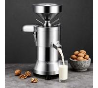 LYNNEYING Macchina per Latte di Soia Commerciale, Macchina per Latte di Soia 70KG/H, 1800W A-nti-Spray, Produzione di Tofu, Separazione Automatica dei Rifiuti(Model 100)