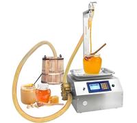 LYNNEYING Macchina per Riempire Paste,Riempiratore di Liquidi Viscosi,Flusso 7L/min,Peso Automatico 20g-10kg,Display LCD,Precisione,Corpo Metallico per Miele/Siroppo di Pera/Trasformazione Alimentare