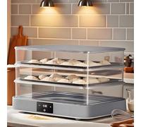 LYNNEYING Proofer Pane Domestico 40L Macchina Lievitazione Impasto,Scatola Fermentazione Elettrica,Temperatura Tempo Umidità Regolabili,per Pasta Madre,Pizza,Yogurt,Natto,Sapone Design Compatto