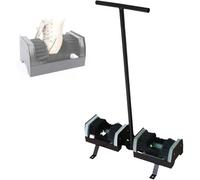 LYNNEYING Spazzola Per Stivali, Pulitore Di Scarpe Esterno Resistente, Pulizia Profonda A 4 Facce, Base Metall-ica Fissa, Impermeabile, Per Campi Di Golf, Fattorie, Ingresso Di Porta D’ingresso(Dual)