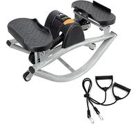 LYNNEYING Stepper Laterale A Dondolo, Macchina Da Allenamento A Dondolo, Tonifica Gambe, Glutei E Addominali, Stepper A Basso Impatto Per Casa, Ufficio, Palestra(Gray)