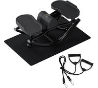 LYNNEYING Stepper Laterale A Dondolo, Macchina Da Allenamento A Dondolo, Tonifica Gambe, Glutei E Addominali, Stepper A Basso Impatto Per Casa, Ufficio, Palestra(Black)