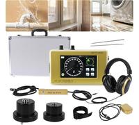 LYNNEYING Strumento Rilevazione Perdite Acqua, Rilevatore Perdite Acqua 4 Frequenze, Display Digitale, Cancellazione Rumore, Kit Pro Portatile Per Tubazioni Souterranee/Commercio/Edile