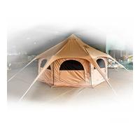 LYNNEYING Tenda A Campana Yurt In Canvas, Tenda Ottagonale Circo 4 Stagioni, 450cm Tenda Da Glamping Per 15 Persone Con Foro Per Stufa, Riproof E Ignifugo, Per Camping Familiare E Campeggio