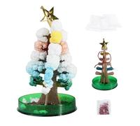 Lynqvor Albero di Natale magico in cristalli per bambini - Kit scientifico e creativo - Attività educativa di bricolage natalizio, esperimento STEM divertente e decorazione festiva fai-da-te