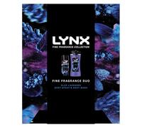 LYNX Fine Fragrance Collection Blue Lavender Duo Deodorante Set Regalo Bagnoschiuma e Spray Corpo Regalo Perfetto per lui 2 pezzi