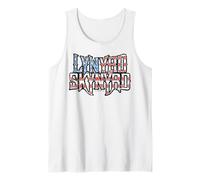 Lynyrd Skynyrd Bandiera Logo USA Patriot Stars Stripes Southern Canotta