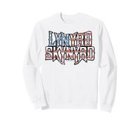 Lynyrd Skynyrd Bandiera Logo USA Patriot Stars Stripes Southern Felpa