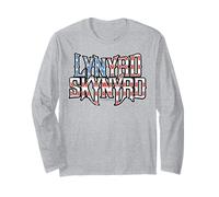 Lynyrd Skynyrd Bandiera Logo USA Patriot Stars Stripes Southern Maglia a Manica
