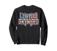 Lynyrd Skynyrd Bandiera Logo USA Stelle Strisce Southern Patriot Felpa