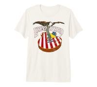 Lynyrd Skynyrd Chitarra Eagle Retro Anni '70 Classic Rock Flag US Maglietta Premium