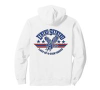 Lynyrd Skynyrd Classic Eagle Vintage Southern Rock Vibes Felpa con Cappuccio