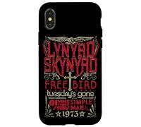 Lynyrd Skynyrd colpisce Free Bird Simple Man Gimme 70s Gig Rock Custodia per iPhone X/XS
