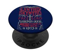 Lynyrd Skynyrd colpisce il concerto rock degli anni '70 di semplice uccello gratuito PopSockets PopGrip Adesivo